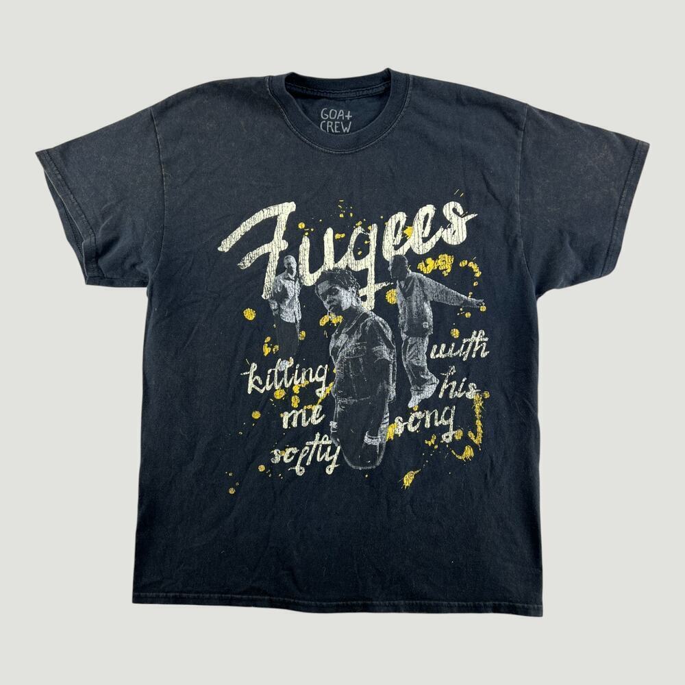 GOAT Crew Figgies Graphic T-Shirt Medium Black Distressed Streetwear Tee